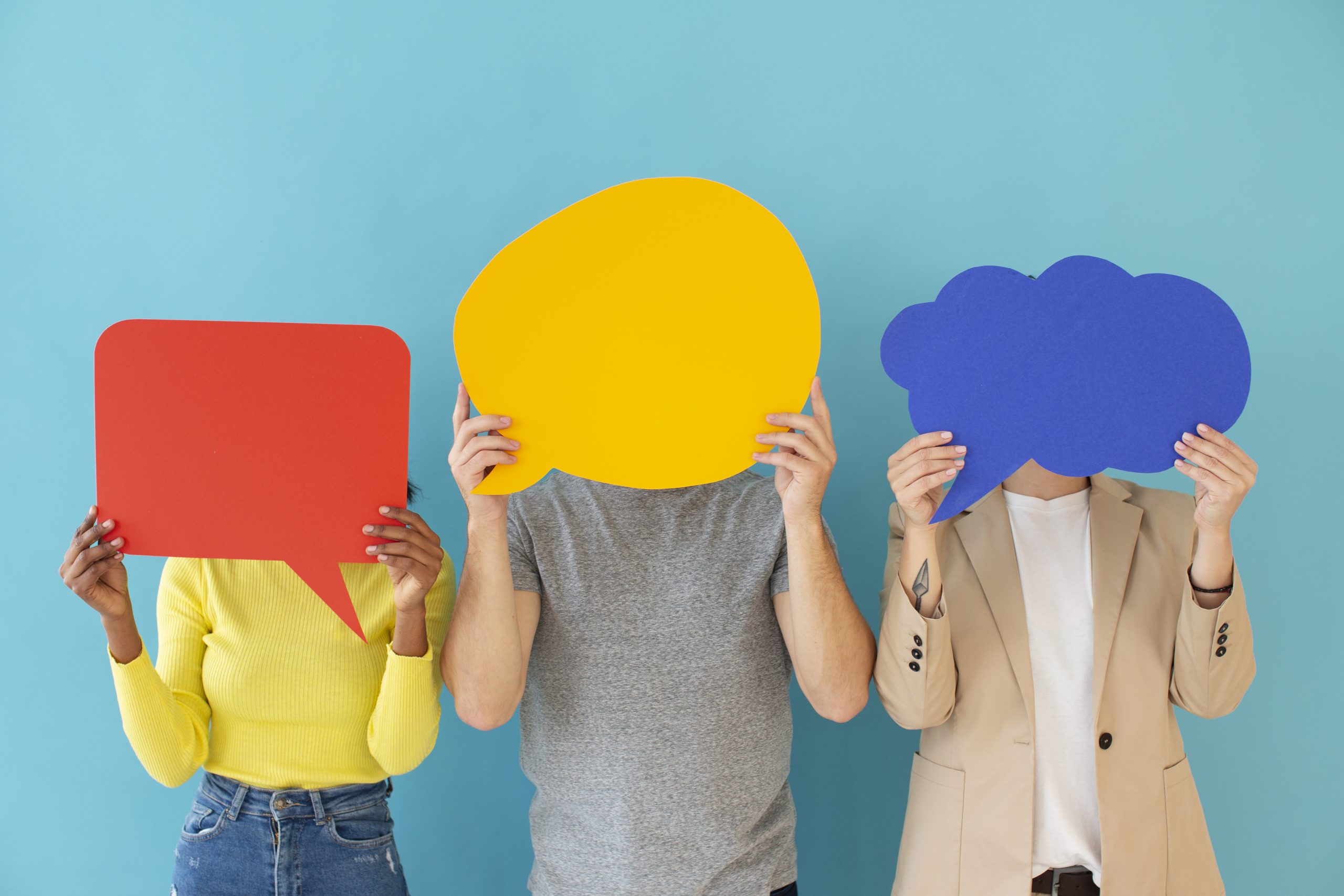 portrait-young-people-with-thought-bubble